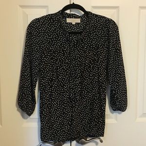 LOFT polka dot top